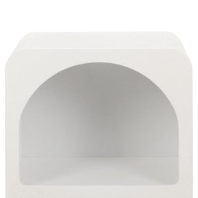 Artiss Bedside Table Shelves Side End Table Storage Nightstand White ARCHED - SportZone.co.nz