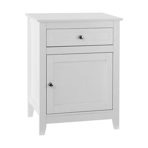 Artiss Bedside Tables Side Table Drawers Nightstand White - SportZone.co.nz