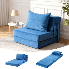 Artiss Convertible Folding Sofa Bed Armless Lounger Foam Floor Sofas Futons Couches - SportZone.co.nz