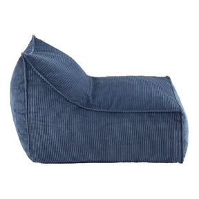 Artiss Corduroy Bean Bag Chair Cover Blue | Soft Washable Lazy Sofa Cover - SportZone.co.nz