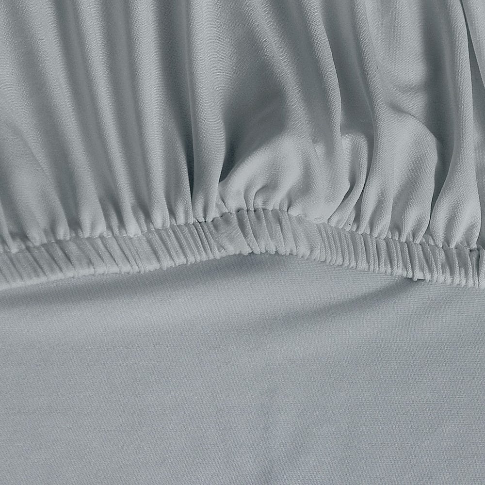 Artiss Dining Chair Covers 6x Slipcovers Spandex Stretch Banquet Wedding Grey - SportZone.co.nz