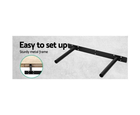 Artiss Floating Wall Shelf Set of 3 Oak - SportZone.co.nz