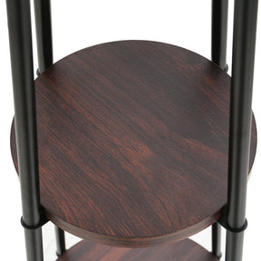 Artiss Floor Lamp 2 Tier Shelf Storage LED Light Stand Home Living Room Upright - SportZone.co.nz