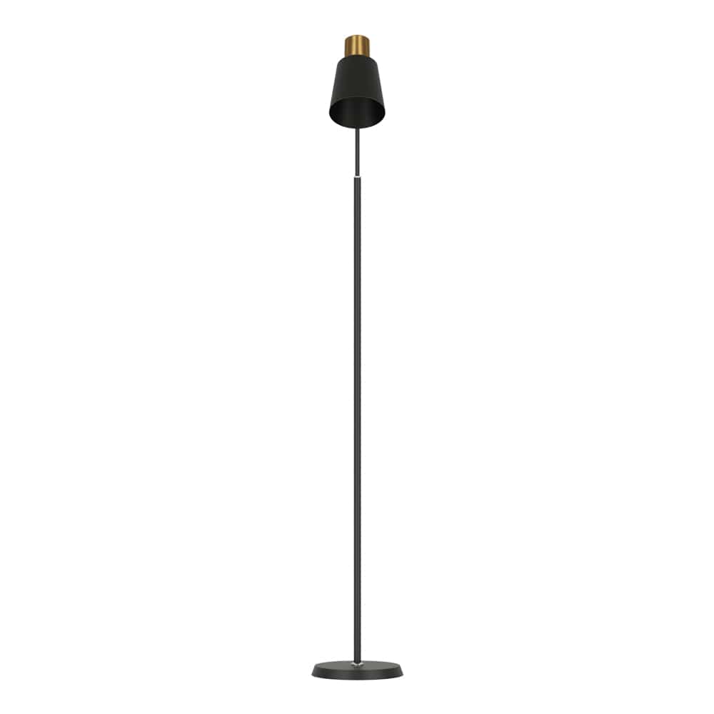 Artiss Floor Lamp LED Light Stand Modern Home Living Room Office Reading Black - SportZone.co.nz