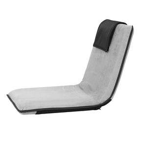 Artiss Floor Lounge Sofa Bed Couch Recliner Chair Folding Chair Cushion Grey - SportZone.co.nz