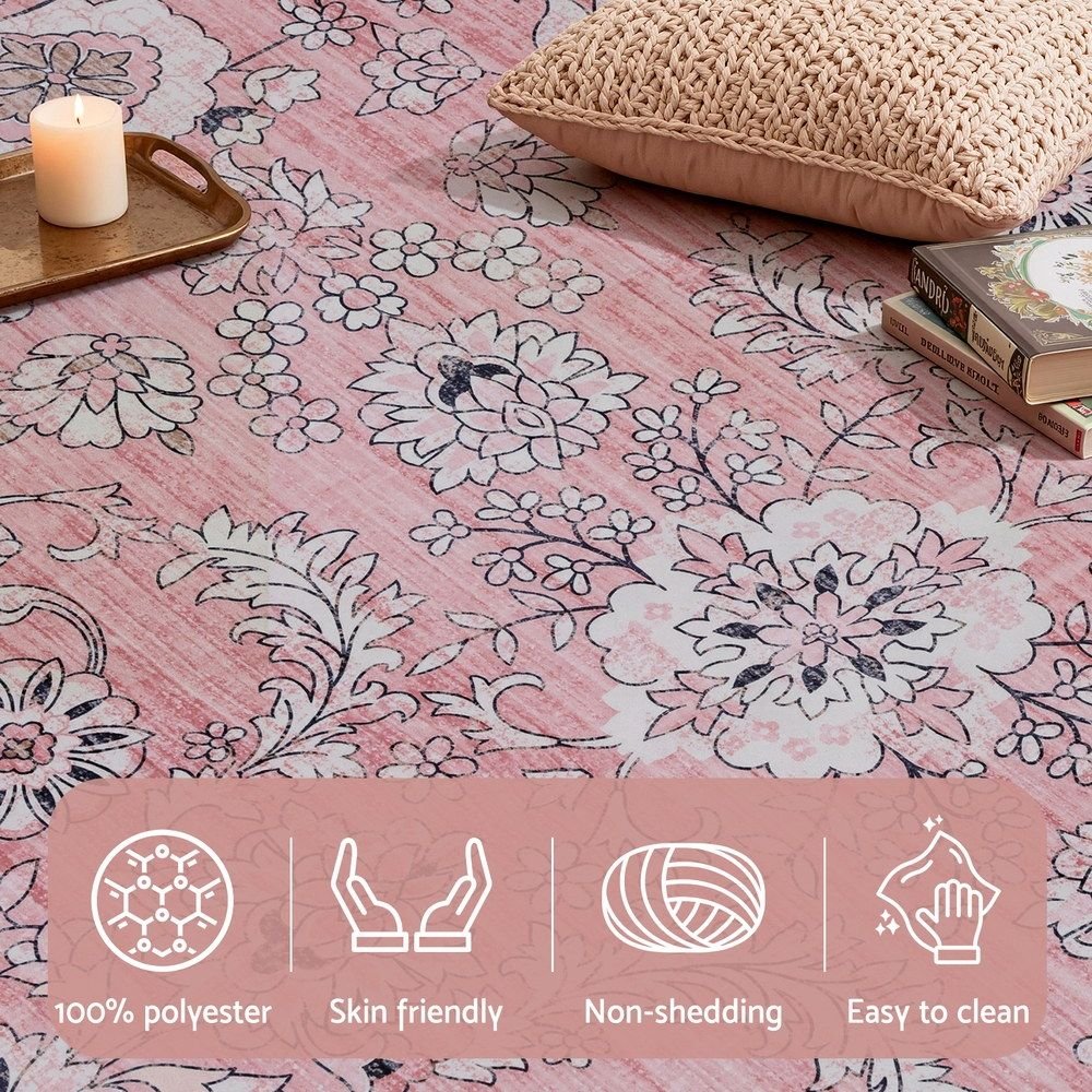 Artiss Floor Rug 240X340cm Large Washable Area Rug Vintage Living Room Carpet - SportZone.co.nz