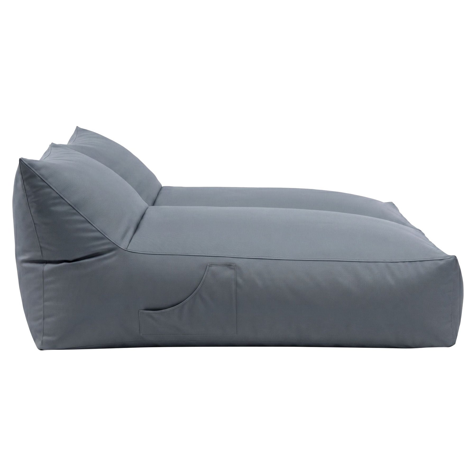 Artiss Outdoor Bean Bag Chair Cover (No Filler) 2 Seater Beanbag Lounge Sofacover Adults Splash - Proof Large Bean Bag Cover for Patio Poolside Relaxing Indoor, Grey - SportZone.co.nz