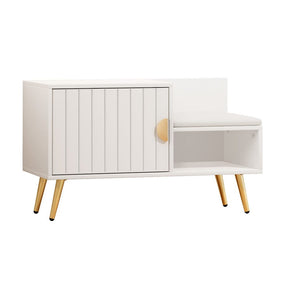 Artiss Shoe Rack Cabinet Bench 6 Pairs White - SportZone.co.nz