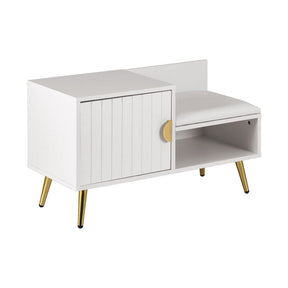 Artiss Shoe Rack Cabinet Bench 6 Pairs White - SportZone.co.nz