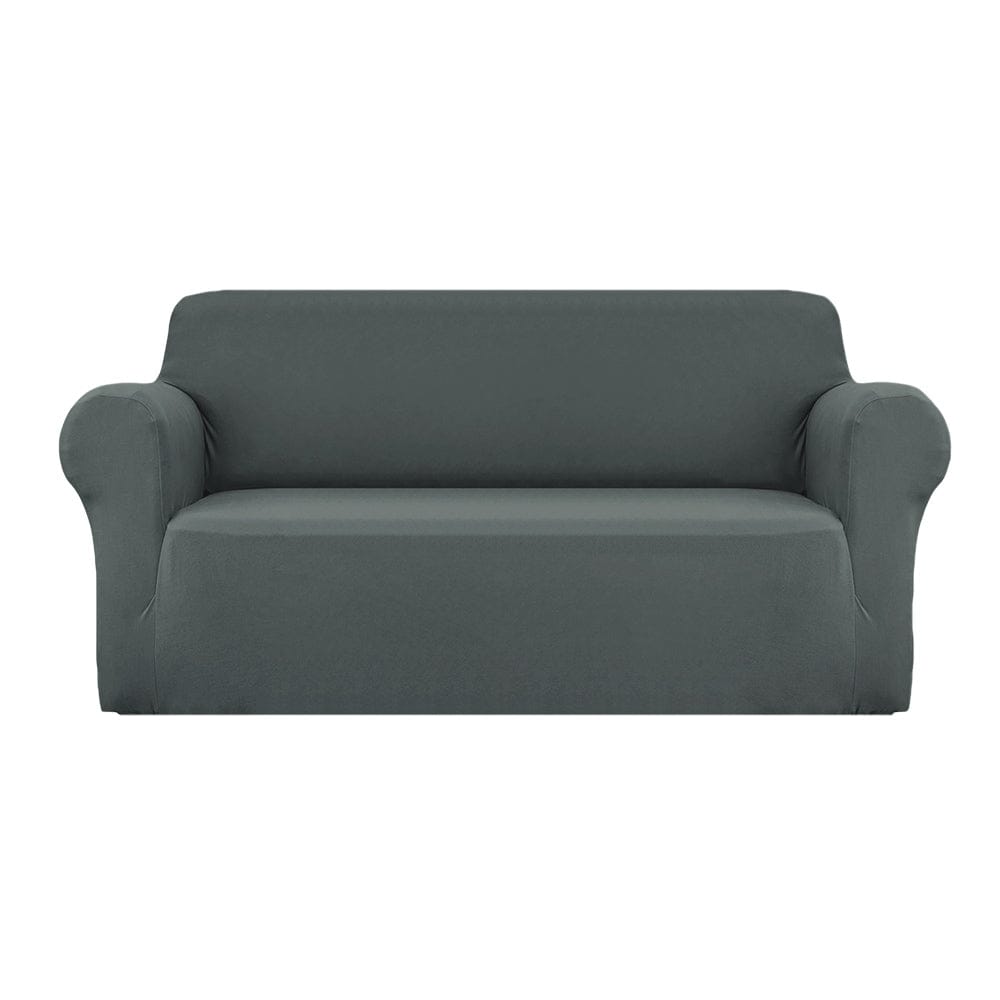Artiss Sofa Cover Couch Covers 3 Seater Stretch Grey - SportZone.co.nz