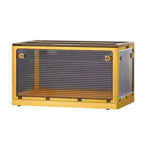 Artiss Storage Box Container Foldable Stackable 5 Sides Open Transparent 115L - SportZone.co.nz
