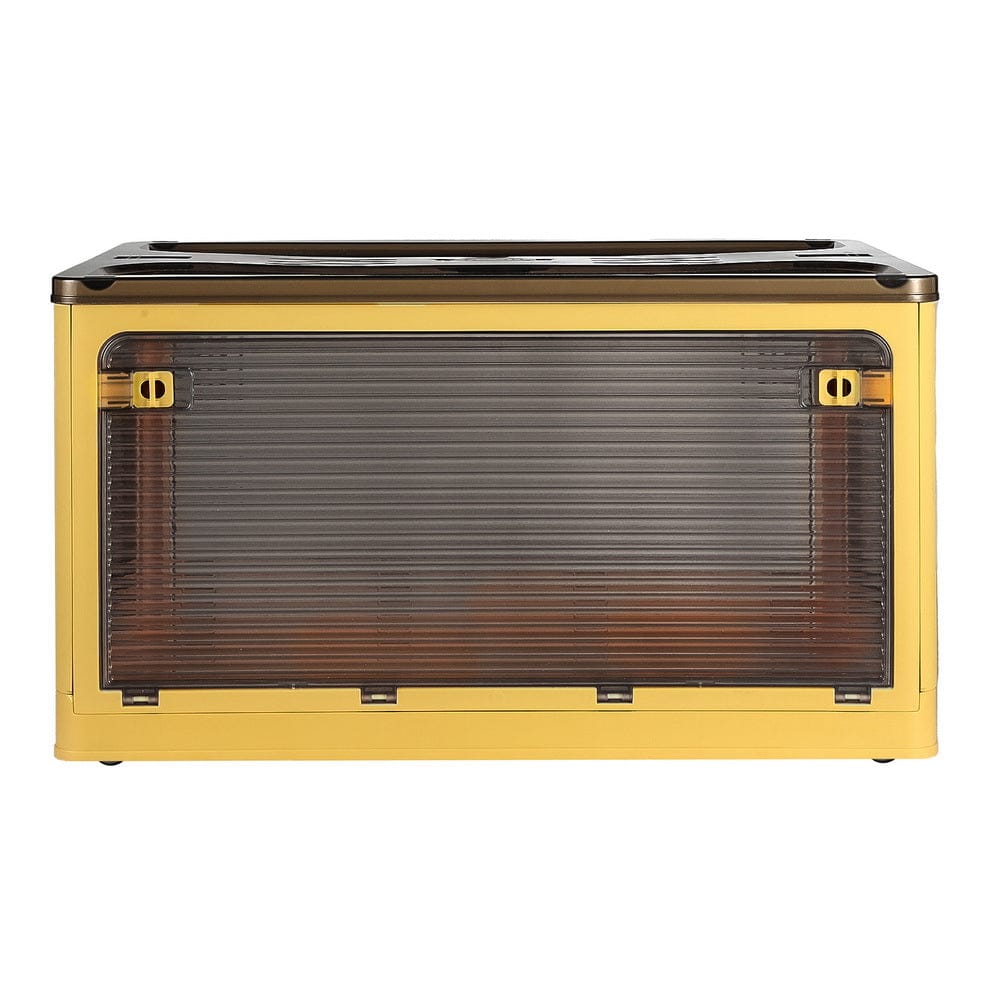 Artiss Storage Box Container Foldable Stackable 5 Sides Open Transparent 115L - SportZone.co.nz