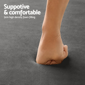 Artiss Tatami Mat Floor Mattress 3cm Thick Futon Mattresses Mellow Mat Rugs Living Room Grey - SportZone.co.nz