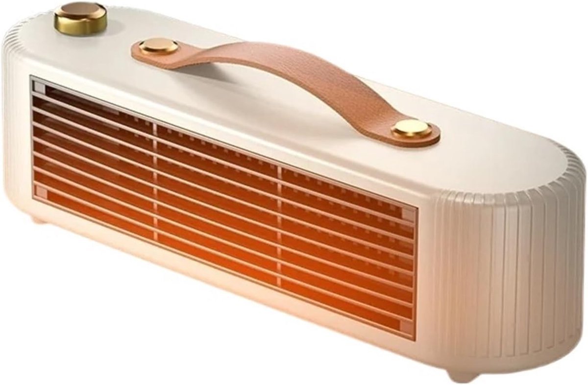Auxiliary heater, small solar electric heater for home, office or workspace use (White) - SportZone.co.nz