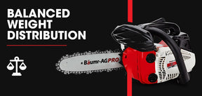 Baumr-AG 25CC Petrol Chainsaw Arborist 10 Bar Tree Pruning Garden Chain Saw - SportZone.co.nz