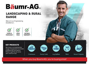 Baumr-AG 45CC Petrol Chainsaw Commercial 18 Bar Chain Saw E-Start Pruning - SportZone.co.nz