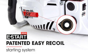 Baumr-AG 45CC Petrol Chainsaw Commercial 18 Bar Chain Saw E-Start Pruning - SportZone.co.nz