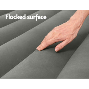 Bestway Air Mattress Queen Inflatable Bed 30cm Airbed Grey - SportZone.co.nz