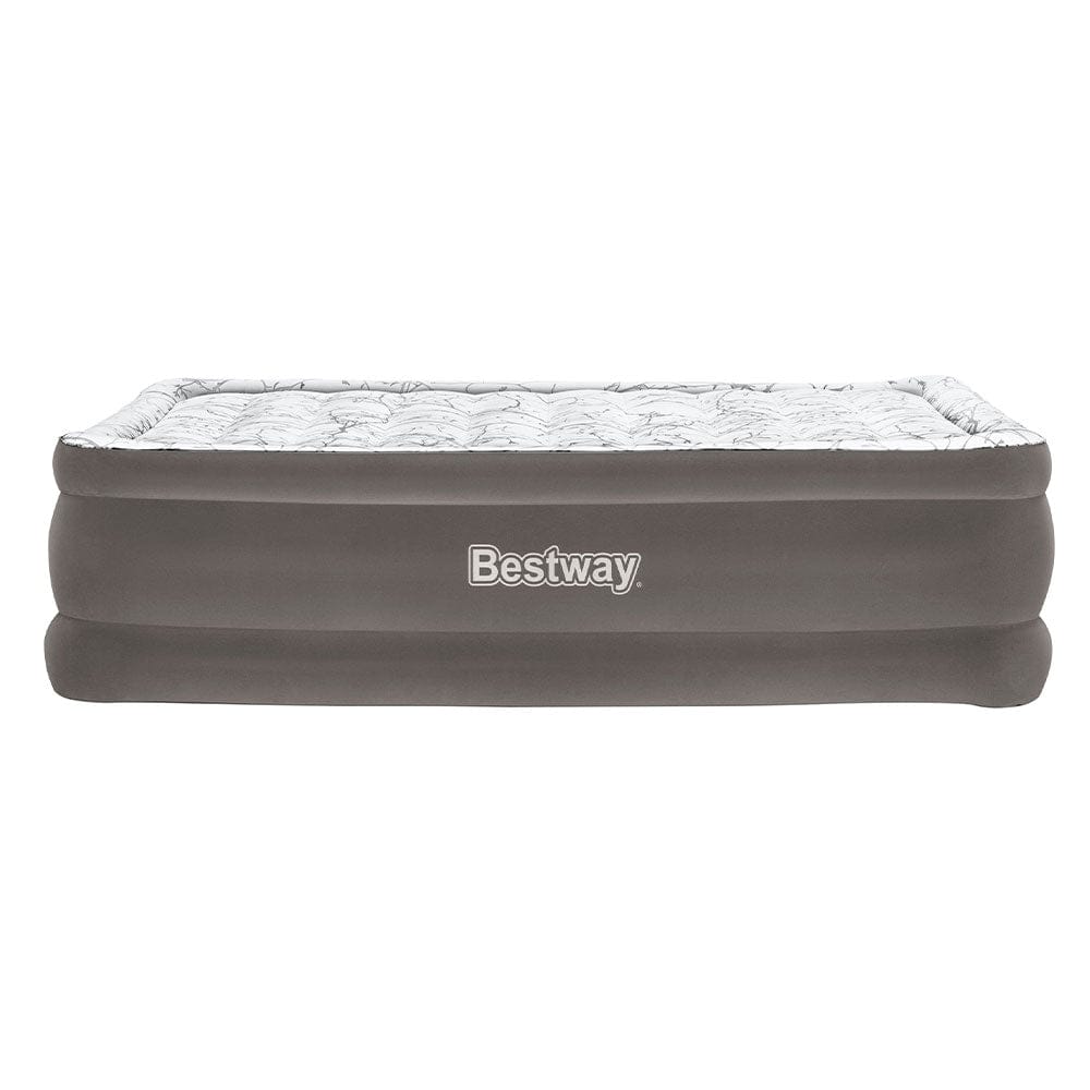Bestway Air Mattress Queen Inflatable Bed 56cm Airbed Grey - SportZone.co.nz