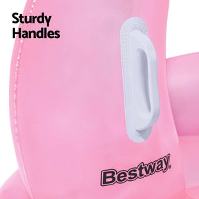 Bestway Flamingo Rider Ride On Float Floating Seat Pool Lounger 1.43Mx1.53M - SportZone.co.nz