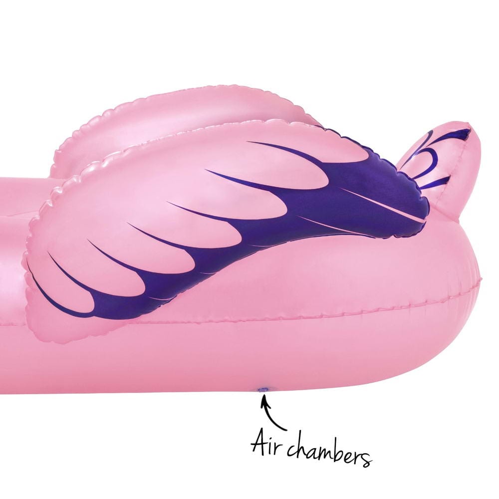 Bestway Flamingo Rider Ride On Float Floating Seat Pool Lounger 1.43Mx1.53M - SportZone.co.nz