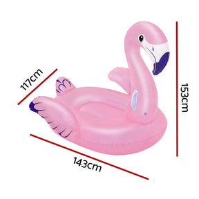 Bestway Flamingo Rider Ride On Float Floating Seat Pool Lounger 1.43Mx1.53M - SportZone.co.nz