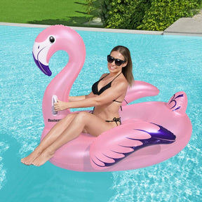 Bestway Flamingo Rider Ride On Float Floating Seat Pool Lounger 1.43Mx1.53M - SportZone.co.nz