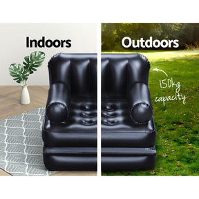 Bestway Inflatable Air Chair Seat Lounge Couch Lazy Sofa Blow Up Ottoman - SportZone.co.nz
