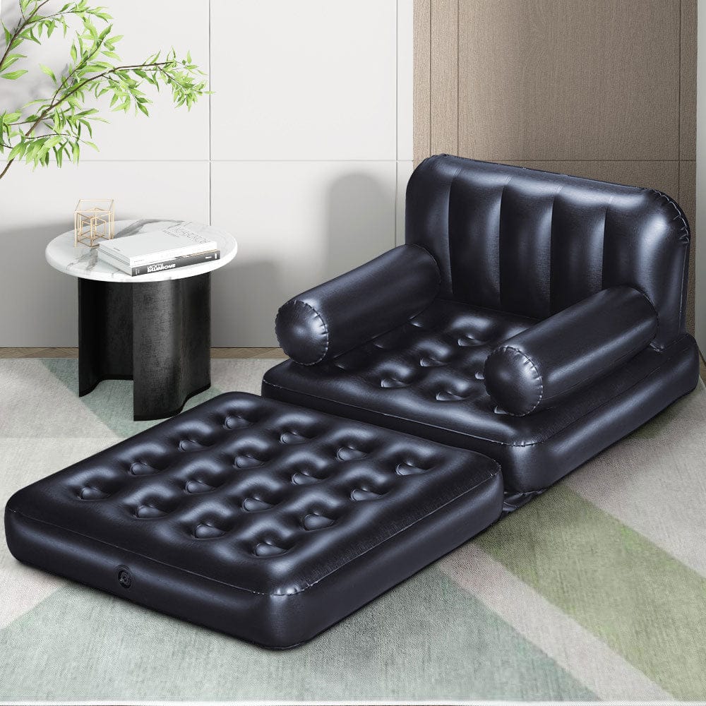 Bestway Inflatable Air Chair Seat Lounge Couch Lazy Sofa Blow Up Ottoman - SportZone.co.nz