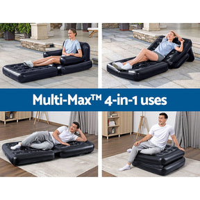 Bestway Inflatable Air Chair Seat Lounge Couch Lazy Sofa Blow Up Ottoman - SportZone.co.nz