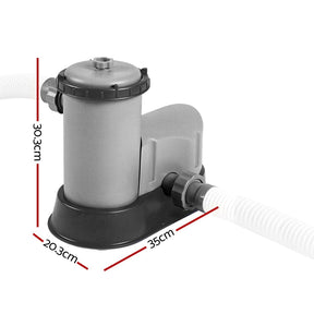 Bestway Pool Pump Cartridge Filter 1500GPH 5678L/H Flowclear™ Filters Cleaner - SportZone.co.nz