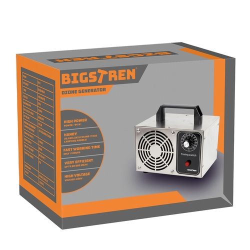 Black Air Purifier, 20000 mg/h - Cleans and Sanitizes the Air - SportZone.co.nz