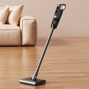 Black Wireless Stick Vacuum Cleaner with 14000Pa Suction, HEPA Filter & 350ml Water Tank for Wet Dry Cleaning, Ideal for Home Use - SportZone.co.nz