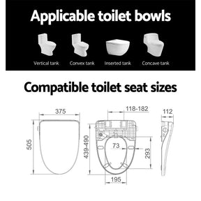 Cefito Bidet Electric Toilet Seat Cover Remote Control - SportZone.co.nz