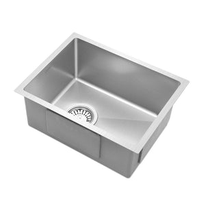 Cefito Kitchen Sink 44X34CM Stainless Steel Nano Basin Single Bowl Silver - SportZone.co.nz