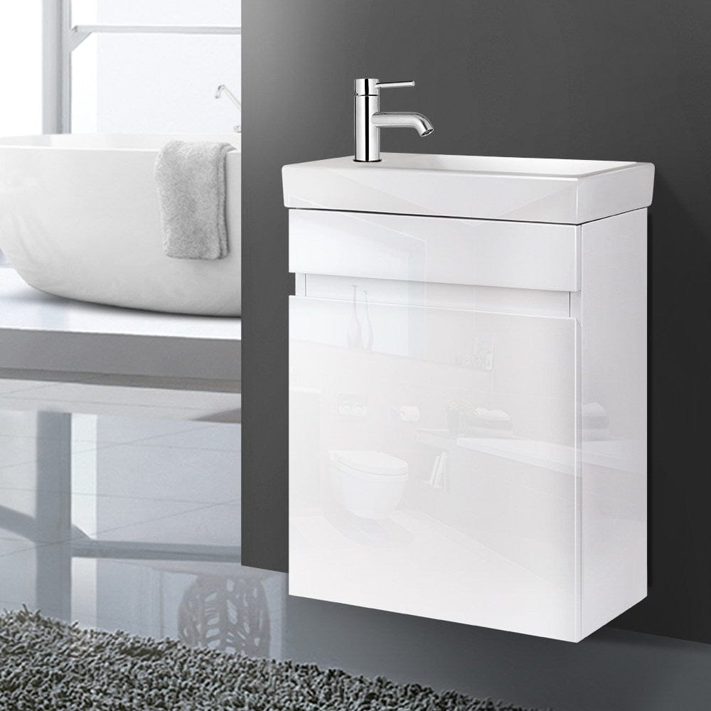 Cefito Vanity Unit 400mm with Basin White - SportZone.co.nz