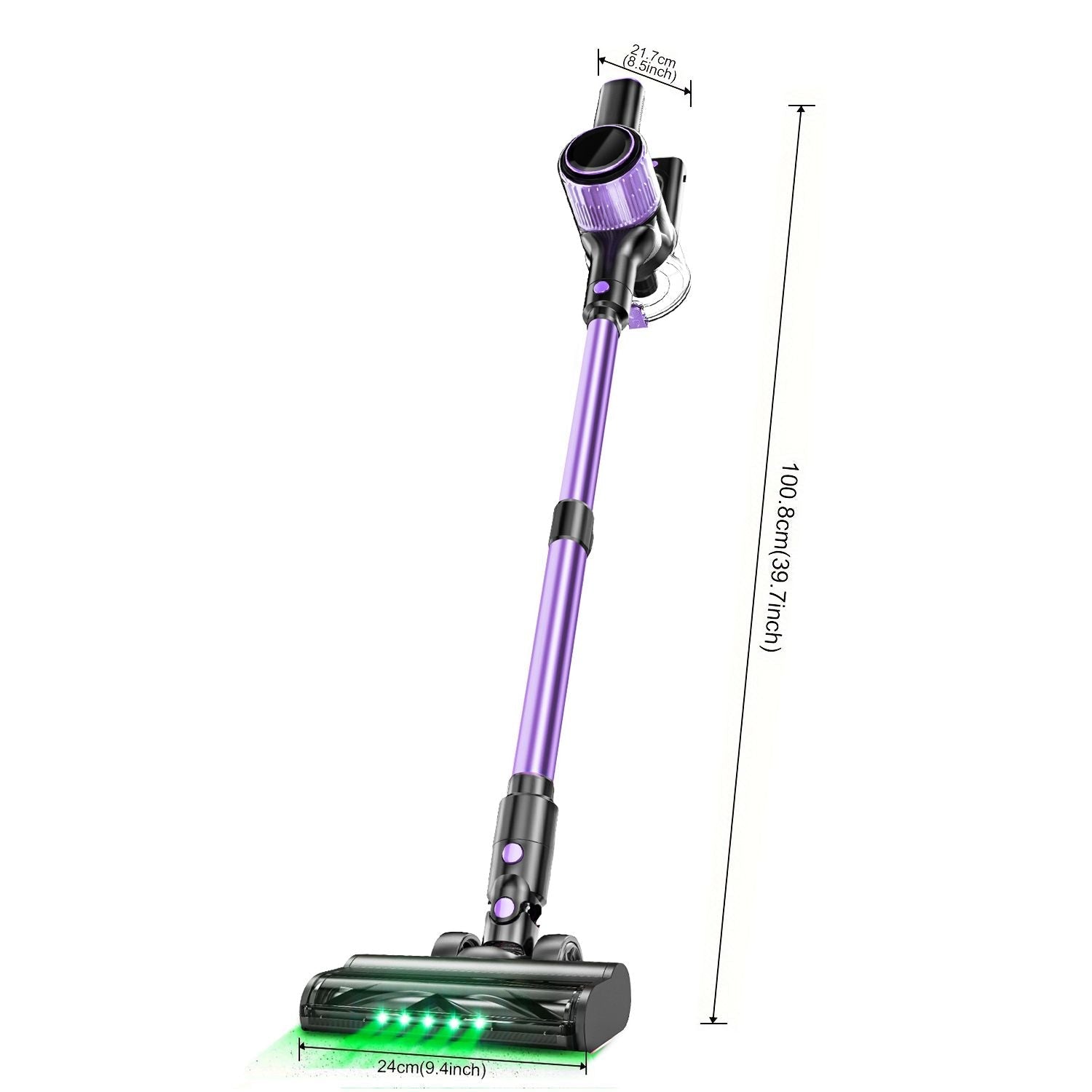 Cordless Stick Vacuum Cleaner 55KPa Rechargeable Anti-Tangle Pet Hair - SportZone.co.nz