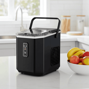 Devanti 12kg Ice Maker Machine 1.3L w/Scoop Holder Black - SportZone.co.nz