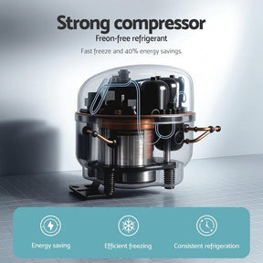 Devanti 12kg Ice Maker Machine w/Self Cleaning Green - SportZone.co.nz