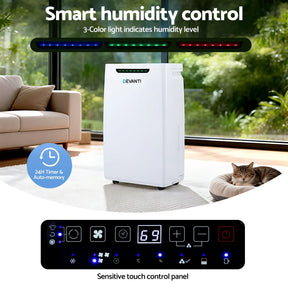 Devanti 16L Dehumidifier Portable Air Dryer Moisture Absorber 5.5L Water Tank Home - SportZone.co.nz