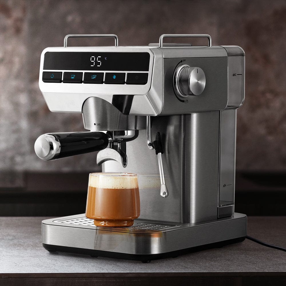 Devanti 20 Bar Coffee Machine Espresso Cafe Maker - SportZone.co.nz