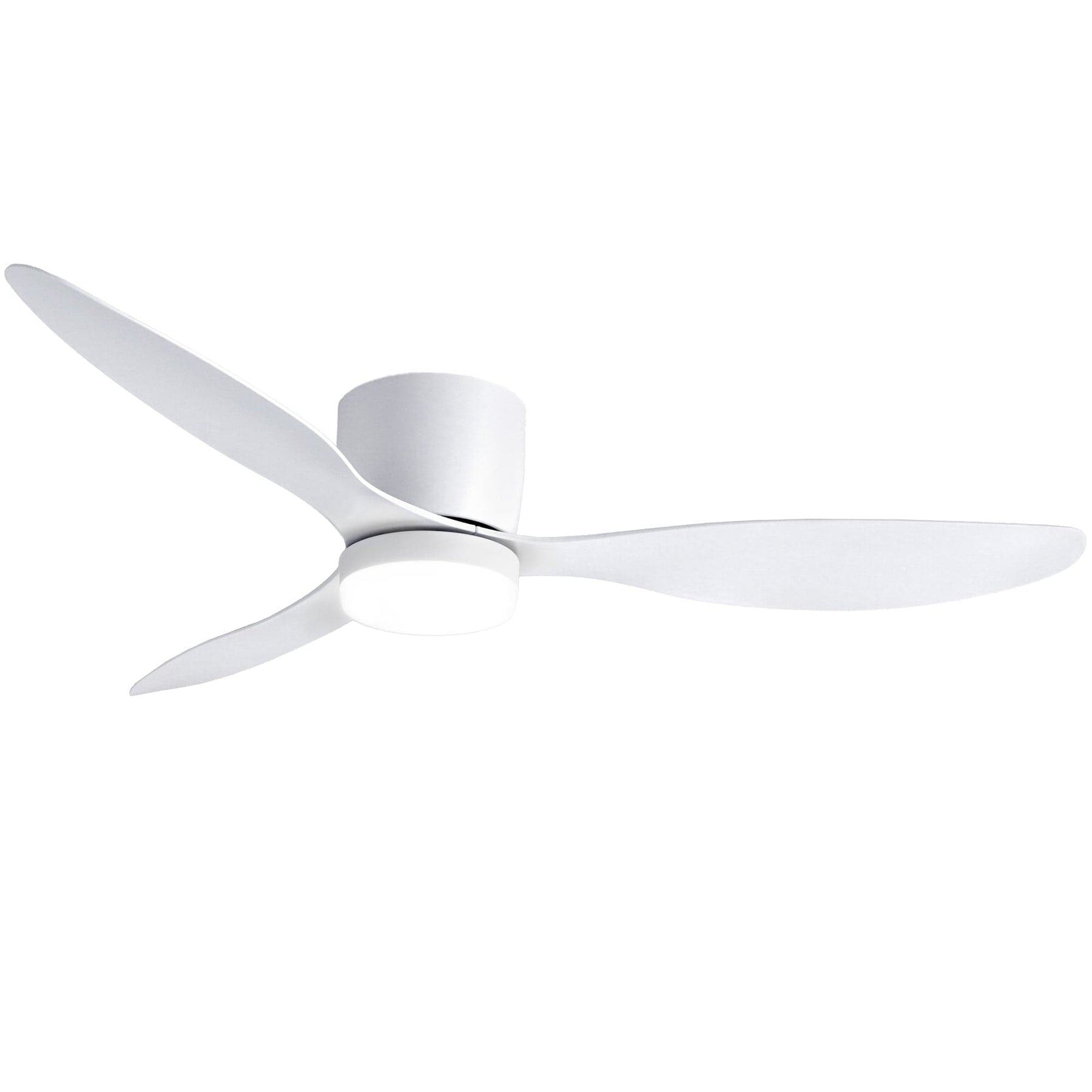 Devanti 52'' Ceiling Fan 3 Blades DC Motor w/Light w/Remote White - SportZone.co.nz