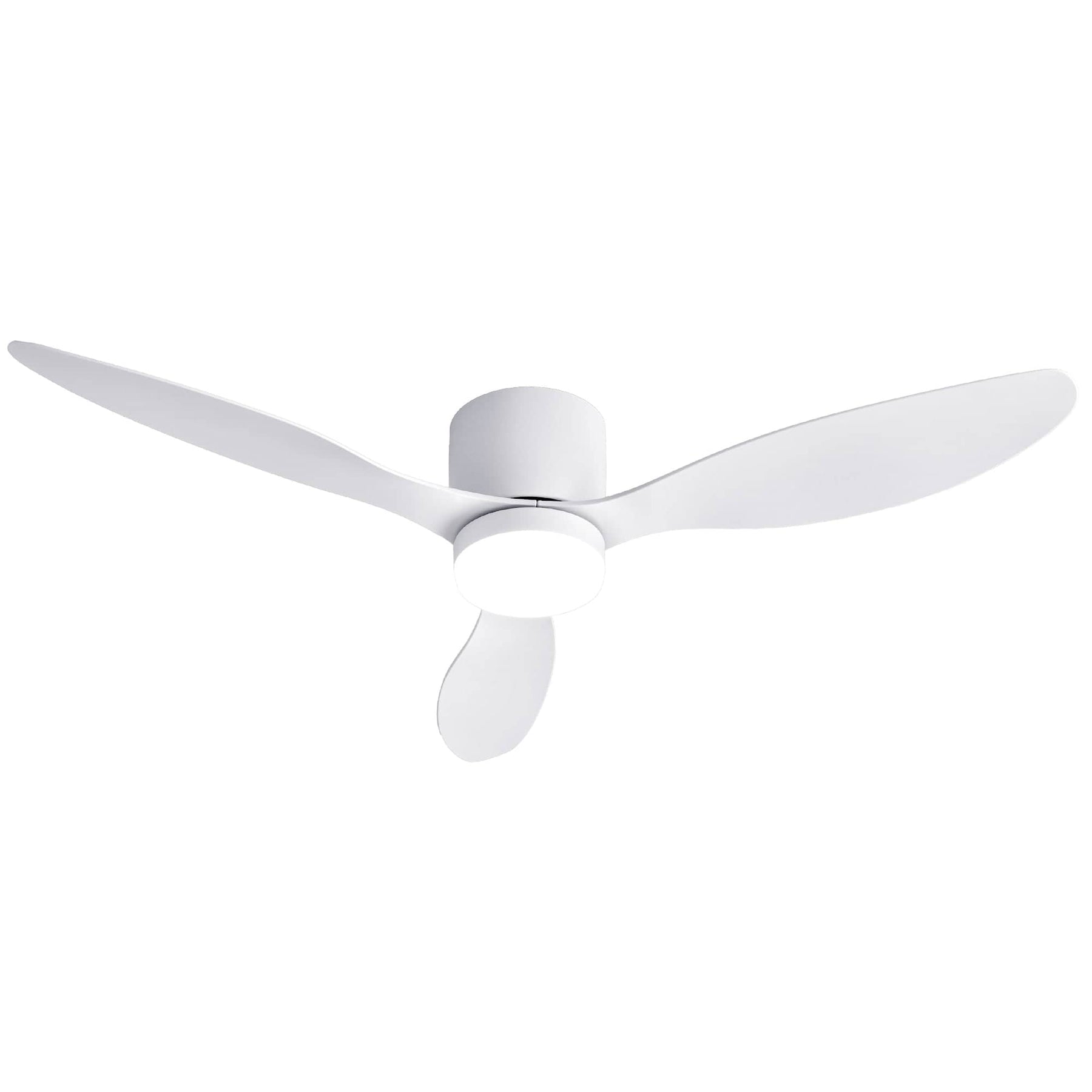 Devanti 52'' Ceiling Fan 3 Blades DC Motor w/Light w/Remote White - SportZone.co.nz