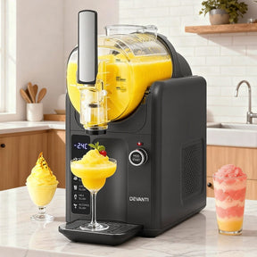 Devanti 5in1 Slushie Machine Ice Cream Maker 2L Grey - SportZone.co.nz
