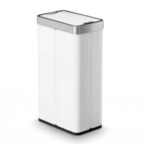 Devanti 70L Automatic Sensor Kitchen Bin – Touchless Smart Rubbish Bin - White - SportZone.co.nz