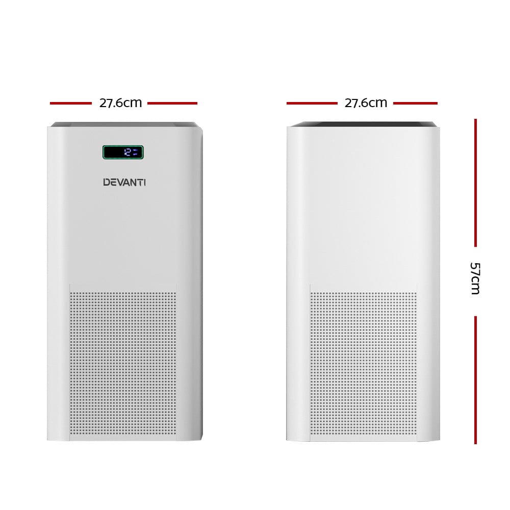 Devanti Air Purifier Home Purifiers HEPA Filter - SportZone.co.nz