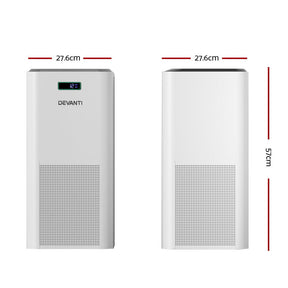 Devanti Air Purifier Home Purifiers HEPA Filter - SportZone.co.nz