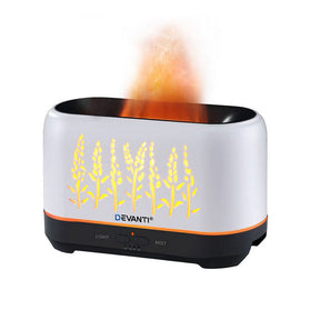 Devanti Aroma Diffuser Aromatherapy Flame 200ml - SportZone.co.nz