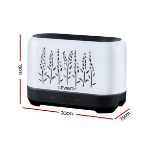 Devanti Aroma Diffuser Aromatherapy Flame 200ml - SportZone.co.nz