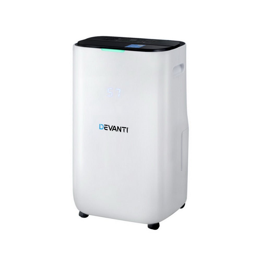 Devanti Dehumidifier 20L Air Purifier White - SportZone.co.nz